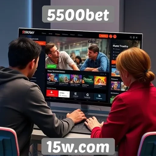 Avaliação da experiência do usuário no site 5500bet